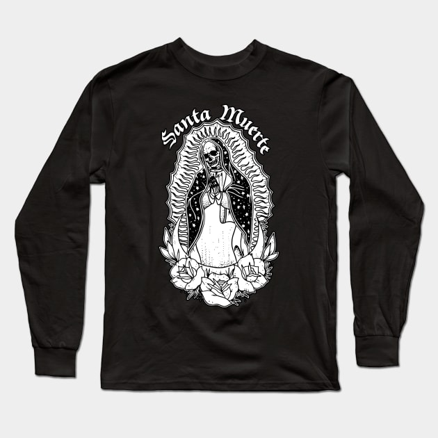 Santa Muerte - Saint Death Long Sleeve T-Shirt by tracydixon